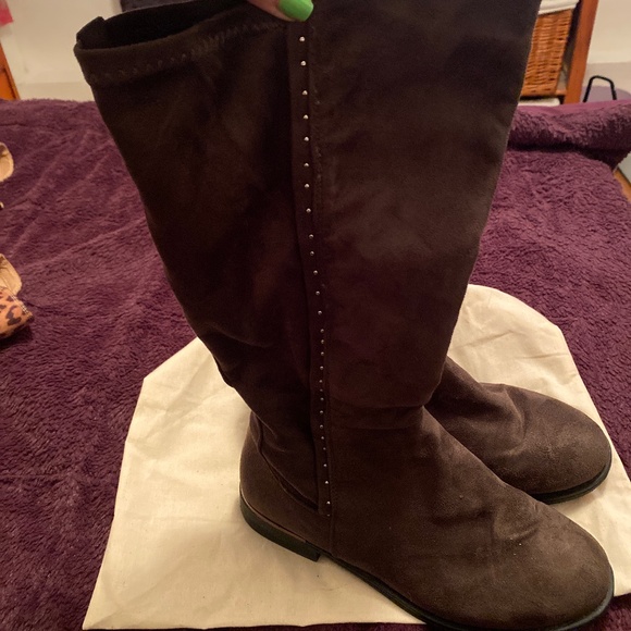 Plus Size Mid Calf Boots - Picture 2 of 3